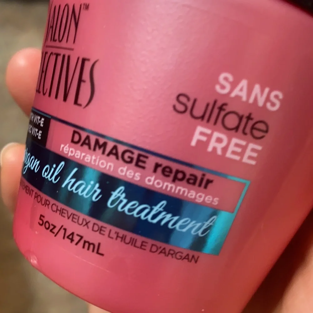SALON SELECTIVES ARGAN OIL HAIR TREATMENT SULFATE FREE DAMAGE REPAIR 5 OZ